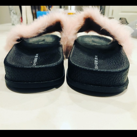NWOT Ike Behar Faux-Fur Slide Sandals - Picture 9 of 10
